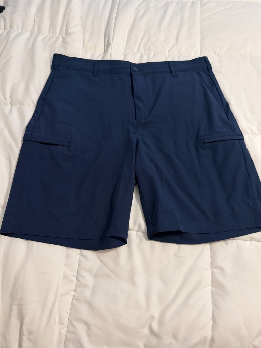 BirdieBound Men's Navy Performance Cargo Shorts size 38